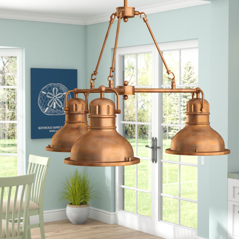 Andover Mills™ Merrick 3 - Light Shaded Classic / Traditional Chandelier & Reviews | Wayfair